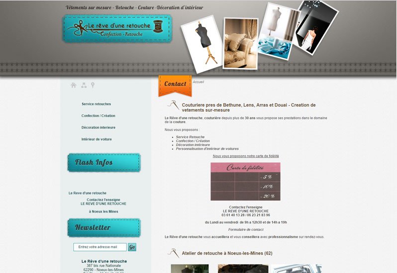 Rêve d’une retouche site réalisé par KREATIC Rêve d'une retouche site réalisé par KREATIC